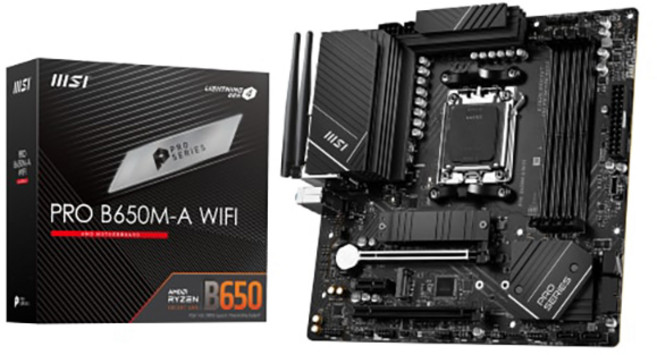 MSI PRO B650M-A WIFI, 단일