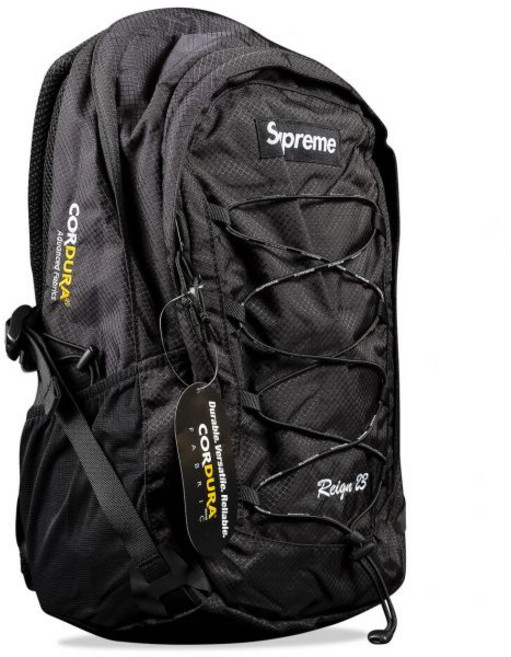 슈프림 백팩 '블랙' 131474, ONE SIZE