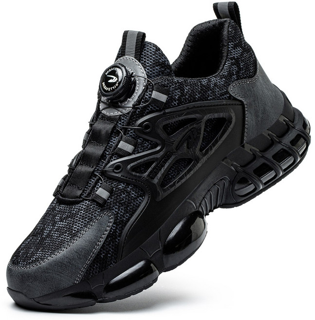 SHITONG 남자 안전화 초경량 통기성 다이얼 안전화