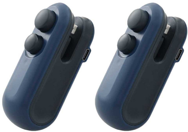 FDUCE 미니 밀봉 실링기, 2개, 블루