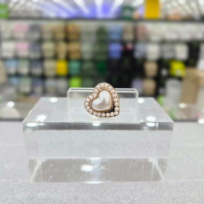 크록스 지비츠 10013392 Gold Pearl Heart_DJ