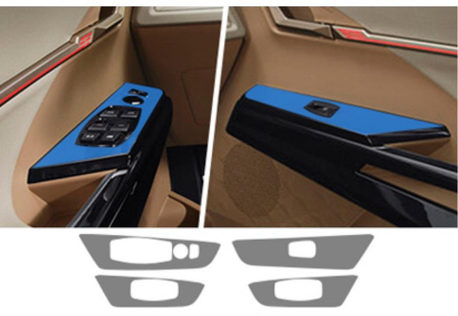 KGM 액티언 부위별 PPF 발수 코팅 보호필름 호환 익스테리어 DIY, 유광 PPF, 윈도우스위치 4P