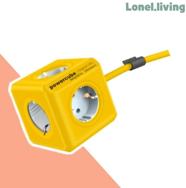 [천하] 파워큐브 익스텐디드 멀티탭 (1350W 1.5m), 1개