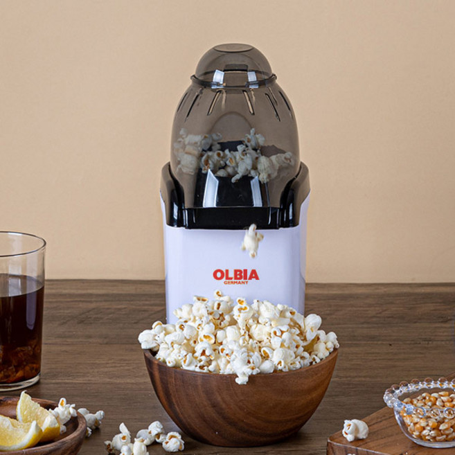 올비아 팝콘메이커 가정용 팝콘기계 제조기 간식 만들기