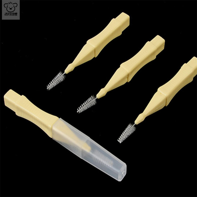 리치점빵 4P I형 치간칫솔S (1.0mm) 일회용치간칫솔 치간이쑤시개, S (1.0mm), 4개, 4, 1mm