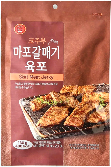 코주부 마포갈매기 육포, 3개, 130g