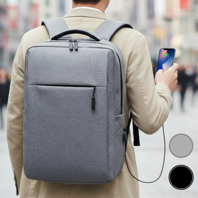 하모아 출퇴근용 16인치 노트북 백팩