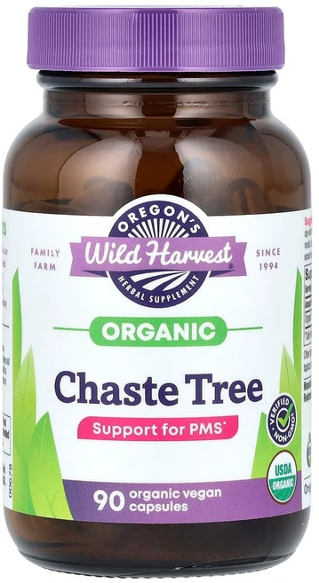 오레곤스와일드하베스트 체이스트 트리 젤라틴 캡슐 90정, 1개 - 쿠팡