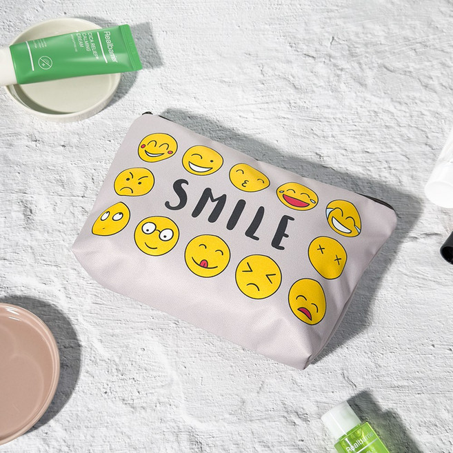 에버피크 꾸러기 스마일 화장품 여행용 다용도 파우치