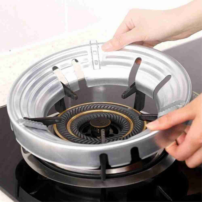 가스렌지 버너 불꽃 보호대 가정 캠핑 업소 집화방풍 접이식