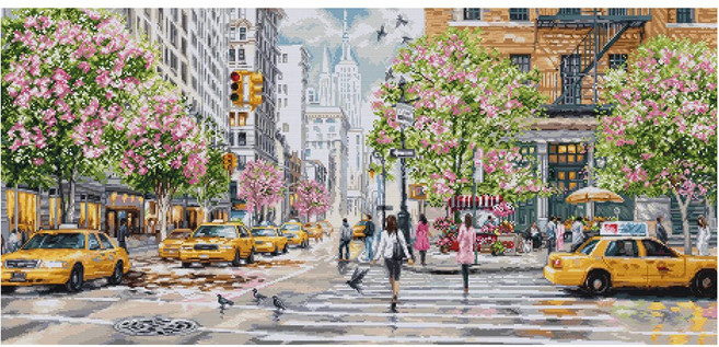 루카스 실십자수 패키지 Gold Collection / New York BU5049, 1개