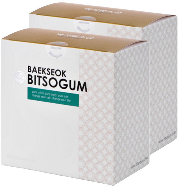 백석빛소금 1000도씨 미네랄 용융소금 24시간(3gx100포) 2개, 300g