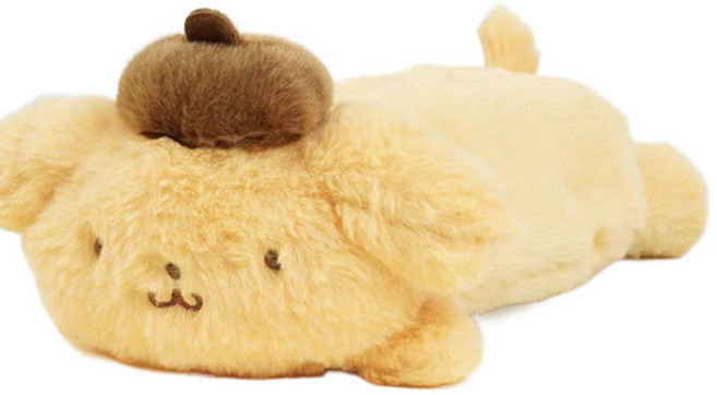 옐상 산리오 복슬복슬 봉제 필통 7종, 1개, 폼푸