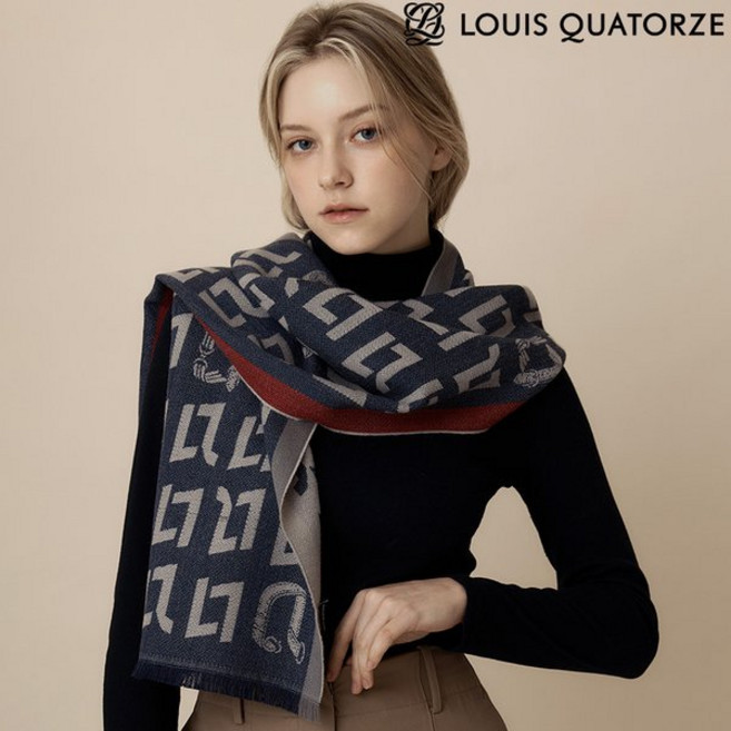 [백화점 정품] 루이까또즈 머플러 여자목도리 워머 스카프 방한머플러 명품스카프