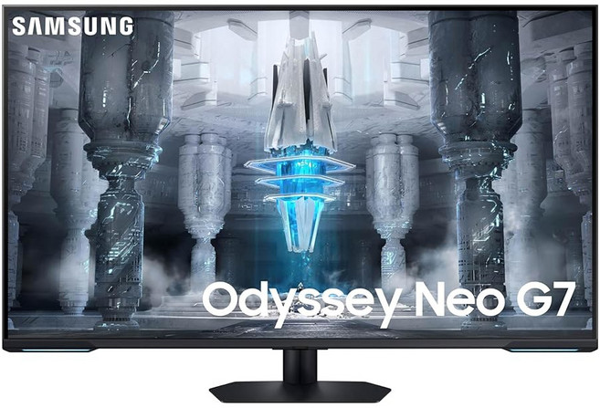 SAMSUNG 32 오디세이 Neo G8 4K UHD 240Hz 1ms 지싱크 1000R 커브드 게이밍 모니터 Quantum HDR2000 AMD FreeSync 프리미엄 프로, 43-inch_QLED Neo G7 | Flat 144, 1개