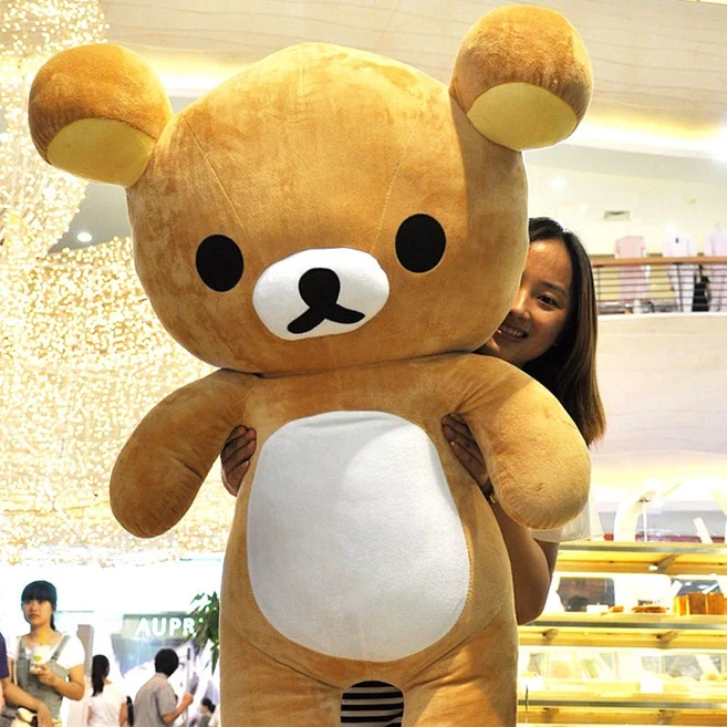 리락쿠마 초대형인형 대형인형 80cm 110cm, 브라운