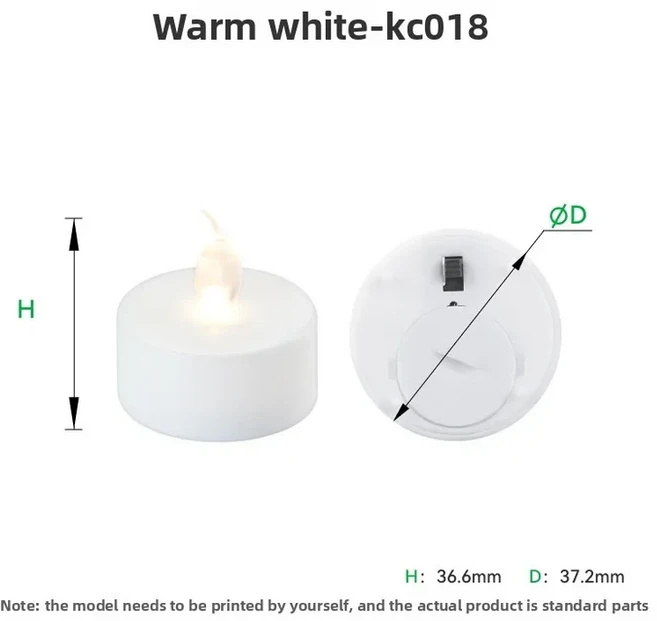 브랜드 신제품 원본 밤부랩 할로윈 호박 랜턴 캔들 창의적인 3D 프린팅 모델 부품 KC008, 02 KC018 12pcs