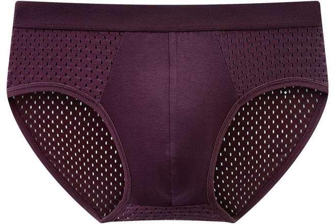 Qi ONIWEAR 冰絲網孔男士三角褲 涼感透氣舒適