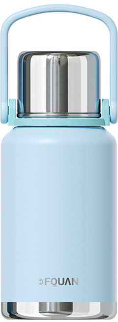 호밍사이 316 스텐인리스 텀블러 손잡이 물병 48H 보온 운동 피트니스 아웃도어 가정용 물병, 1개, 1000ml, 블루