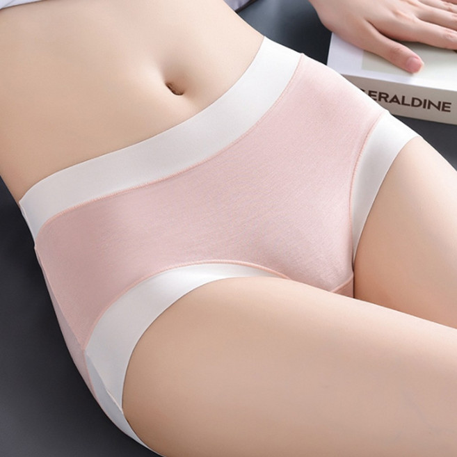 데일리프렌즈 투톤팬티 모달 고탄력 면 스판 노라인 팬티 삼각 6종세트