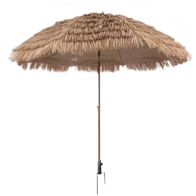 동남아 파라솔 야자수 야외 감성 테라스 가든 빌라 카페 우산 볏짚 모초 정원 해변 그늘막, 2m 우산-땅에 꽂기