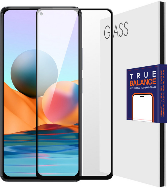 샤오미 홍미노트 트루밸런스 풀커버형 강화유리 액정보호필름, 1개