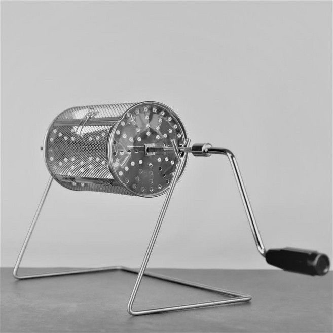 滾筒式直火咖啡豆烘焙機, 手搖版450克 304不鏽鋼, 1個