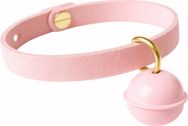 어베일텐비 아기고양이목걸이, 핑크, 1개