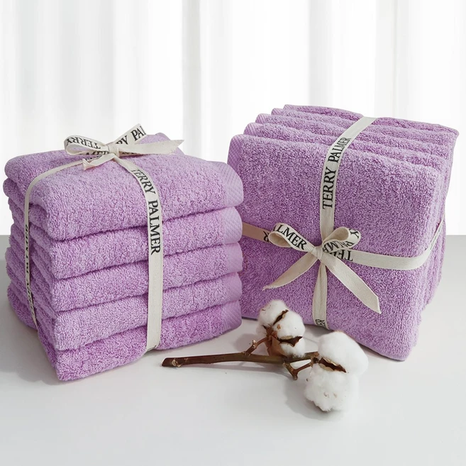 테리파머 무형광 호텔수건 170g 10장 수건세트 40x80 면사 코마사 타올 수건 타월 호텔타올 호텔타월 30수, 오로라, 10개 - 쿠팡