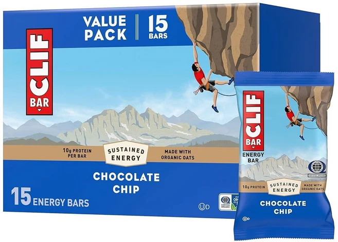 클리프바 초콜릿칩 에너지바 15개 - 쿠팡