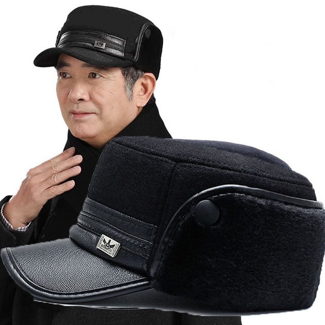 방한귀달이모자 고급벙거지모자 남여공용군모 귀달이모자 군모ehw3+7dmi