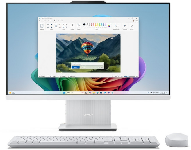 레노버 2025 아이디어센터 AIO 27AKP10 라이젠5 라이젠 200 시리즈, deep gray colour, 16GB, 512GB, WIN11 Home, F0JE000SKR