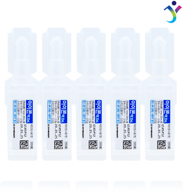 아이콘액 렌즈세척용 염화나트륨액, 20ml, 5개