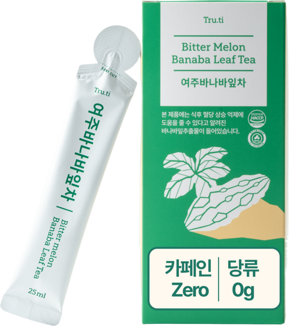 트루바이탈 여주바나바잎차 액상차, 25ml, 15개입, 25ml, 1박스