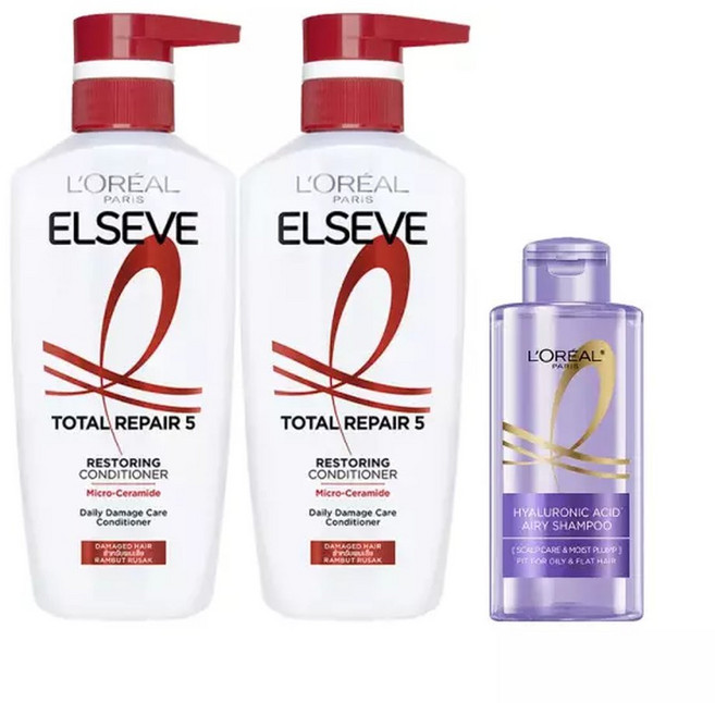 로레알파리 토탈리페어5 컨디셔너 410ml 총 2개