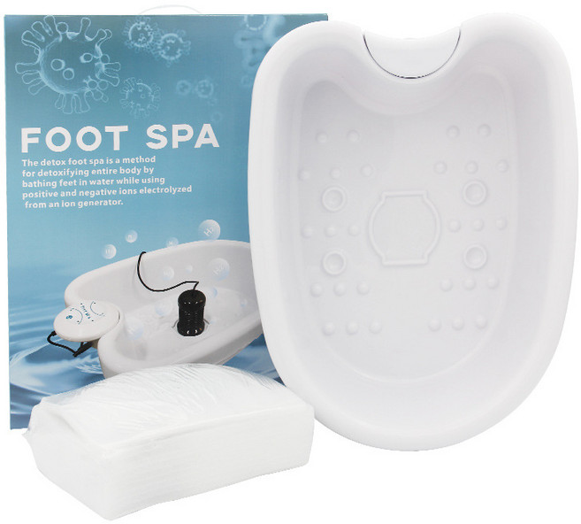 디톡스 족탕기 해독기 센서봉 족욕스파 표준 국가 (세면대 H8803B 포함) 음이온 족욕, 기본 색상, 영국 표준