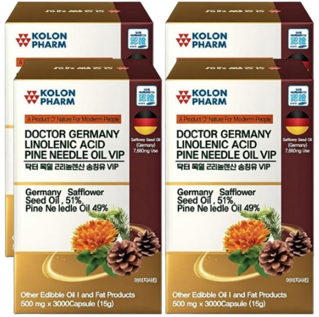 더파인 송침유 솔잎증류농축액 솔잎농축액 프리미엄 선물, 4박스, 30회분