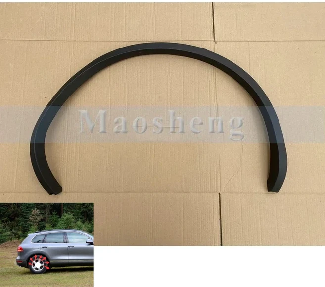 전방 및 후방 자동차 휠 아치 몰딩 VW 투아렉 2011-2017 펜더 눈썹 액세서리, 03 front right