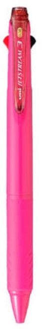 제트스트림 3 볼펜 0.38 mm SXE3-400-38, 로즈핑크, 1개