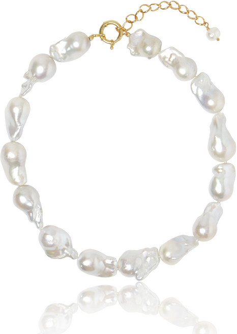 AAA 바로크진주 목걸이 Baroque Pearl Necklace Silver 925