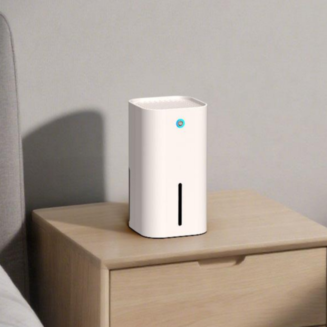 Nexflow 가정용 제습기 소형 침실 건조기 실내 방습 습기 흡수 제습기 저소음 초절전 24시간 연속 운전, 흰색