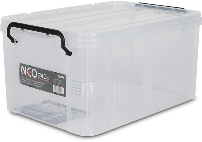 코멕스 네오박스 플라스틱 수납박스, 반투명, 1개