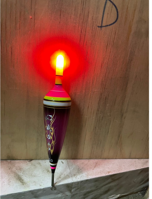 士貿 威力チヌ 電子浮標 高穩定性 夜釣適用 靈敏度高, 1個, 3錢
