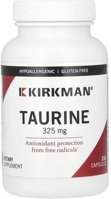 Kirkman Labs L-타우린 325mg 캡슐 250정, 6개 - 쿠팡