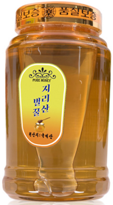 100% 국내산 지리산 천연 벌꿀 아카시아꿀 2.4kg, 1개