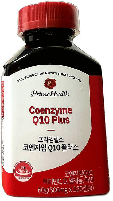 캡슐 플러스 건강식품 코엔자임Q10/코큐텐 프라임헬스 20캡슐 1개, 120정