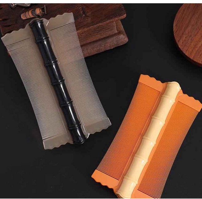 IDEA1st 미세 참빗 머릿니 서캐 빗 비듬 제거 춈춈한 빗, 1개, 참빗형 블랙