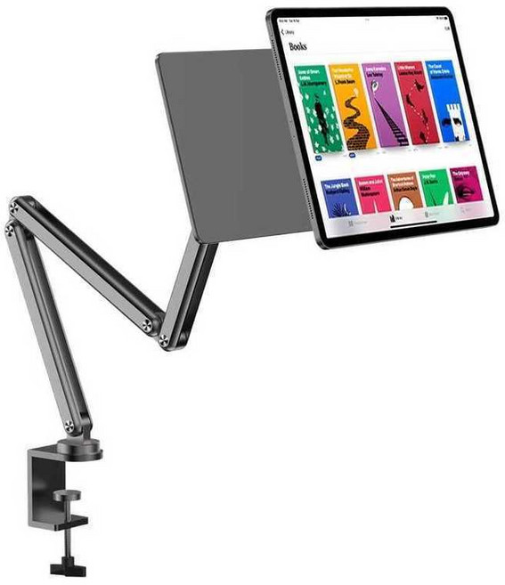 태블릿 마그네틱 자석 암 거치대 아이패드프로 13인치, 11인치/2024 iPad Air6 스탠드, 다크그레이