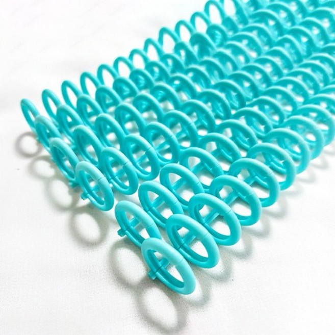 당일발송 타키타키 A4 A5 B5 6공 타공기 셀프제본 펀칭기 펀치 칼타공기 타오바오 30공 26공 20공 일반, 9. 루즈링 민트(12mm), 1개