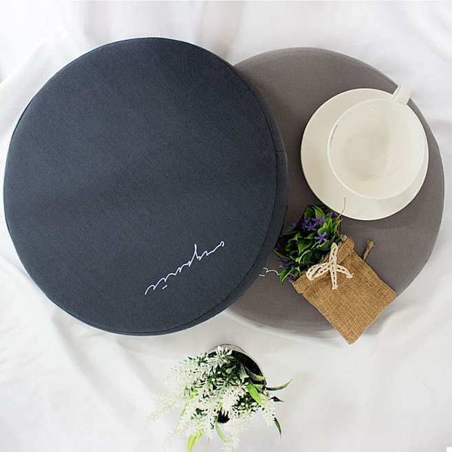 푹신한 원형방석 동그란 카페 의자 엉덩이 편한 방석